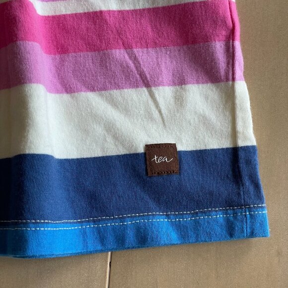 Tea Collection Girl's 100% Cotton Striped Sleeveless Dress - Size 6 - Picture 6 of 6